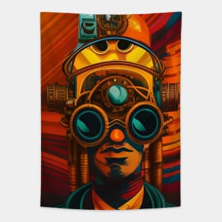 Pop Art Steampunk Tapestry