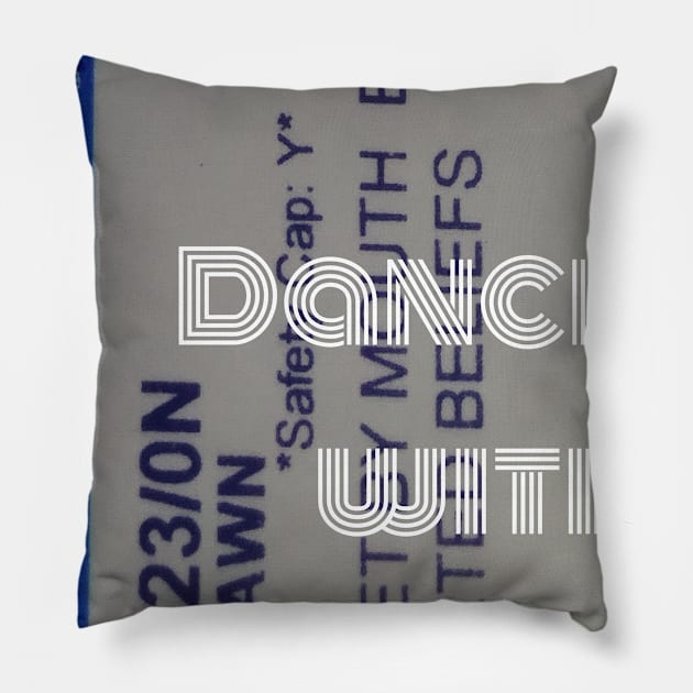 Distorted logo Pillow by DawnSherine