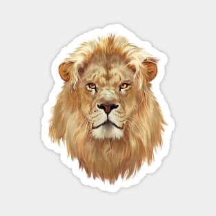 Fierce Brown Lion King Magnet