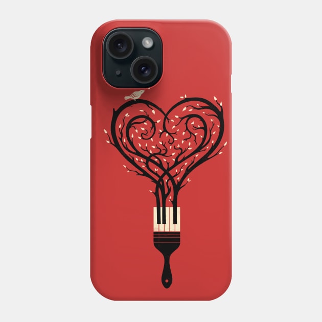 Paint your love song Phone Case by enkeldika2