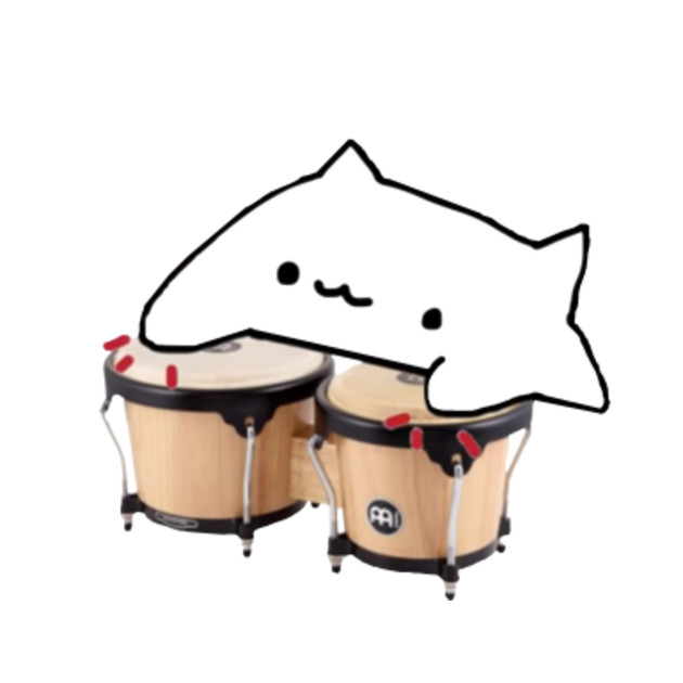 Bongo Cat - Meme - T-Shirt | TeePublic
