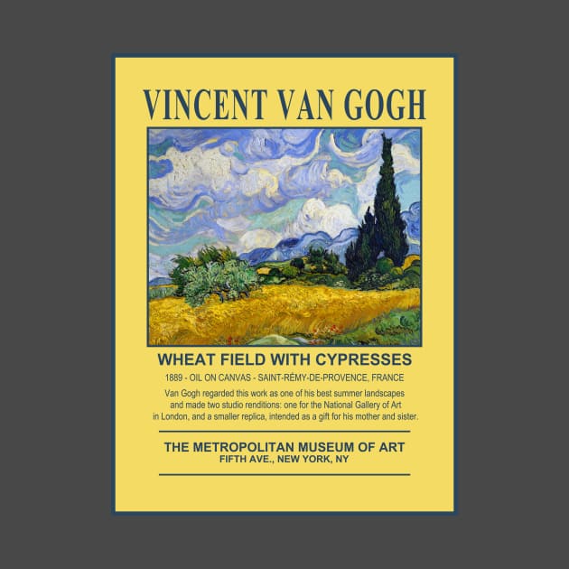 Vincent van Gogh Exhibition Poster by RockettGraph1cs