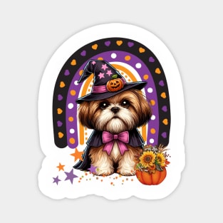 Halloween Shih Tzu Dog Lover Magnet