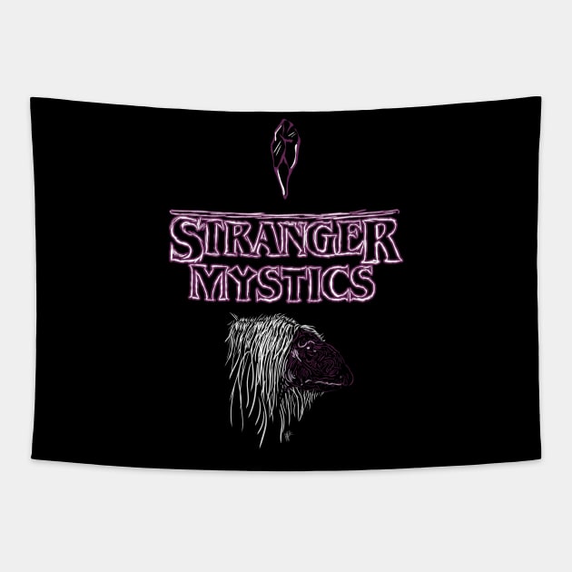 Stranger Mystics Tapestry by Roningasadesign