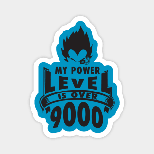 Vegeta Power Level Magnet