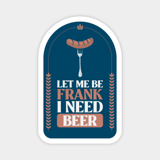 oktoberfest sausage beer Magnet