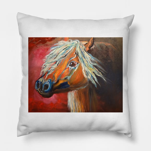 Gypsy Vanner - Rusty Pillow by jennyleeandjim