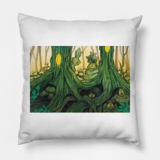 Forest People Pillow