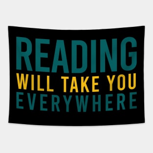 Reading will take you everwhere Tapestry