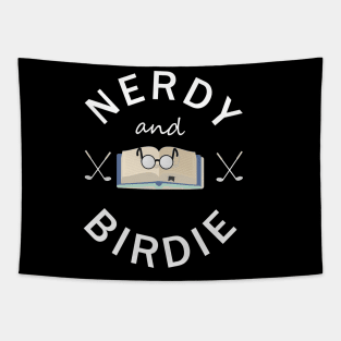 Nerdy and birdie Tapestry