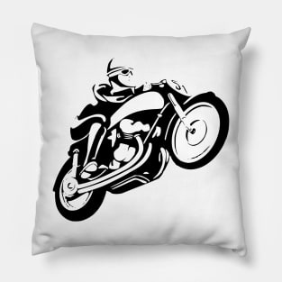 Motorcycle Design Pillow