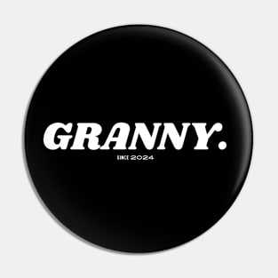 Granny Grandmother since 2024 Pin