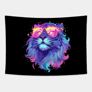 cool lion Tapestry