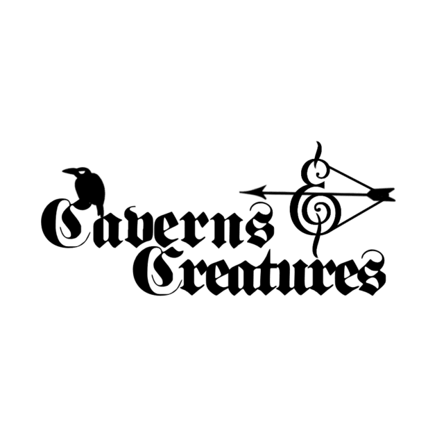 Caverns & Creatures Black by robertbevan