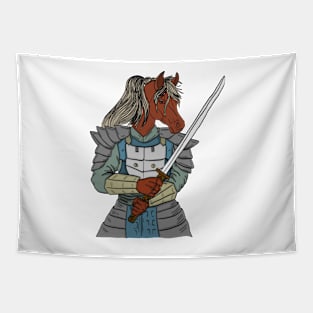 Horse Samurai Tapestry