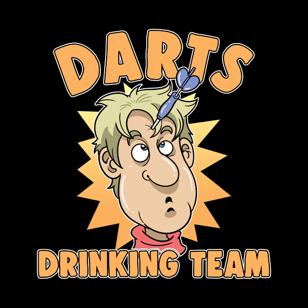 Dart Drinking Team Big Dart Player Dart Arrow by ModernMode