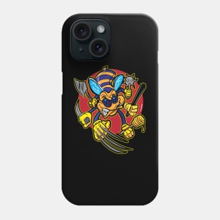 Cartoon Killer Bee with weapons Phone Case