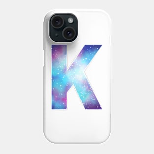 Letter K galaxy Phone Case