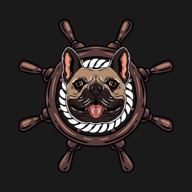 CAPTAIN PUG by Tee Trends