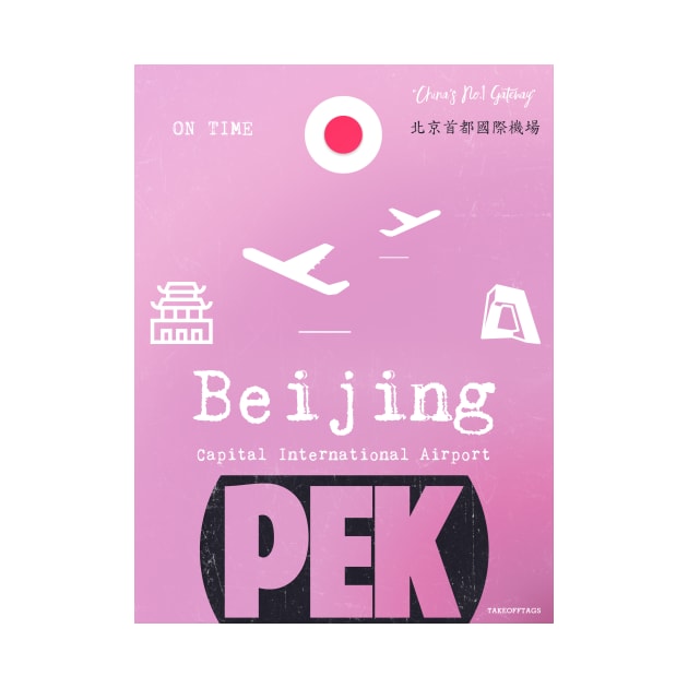 PEK Beijing airport code G-wow by Woohoo