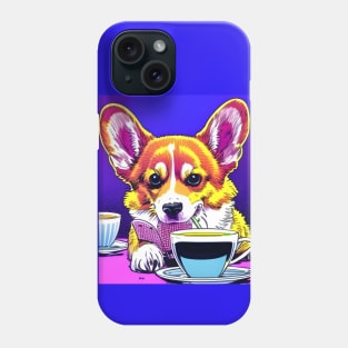 Corgi And Coffee Phone Case