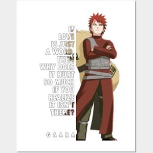 Cartoon character wallpaper poster Animation GAARA, modern art wall  decoration pictures, frameless panel wall art, suitable for living room,  corridor , cartoon poster size12''×18'' : : Home