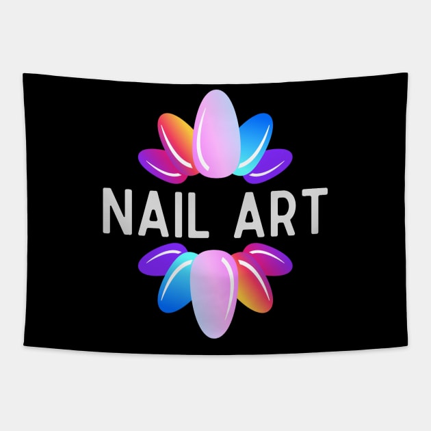 Nail Art Lotus Tapestry by stressless