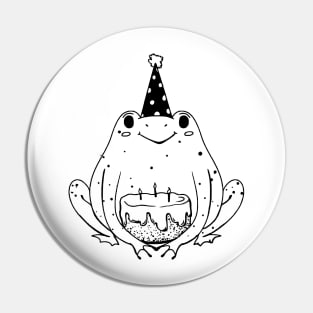 Birthday frog Pin