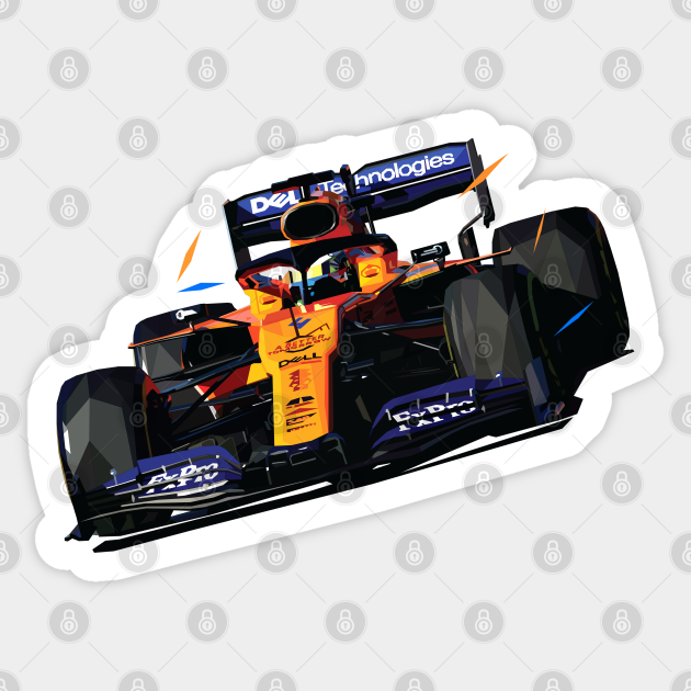 Lando Norris F1 Car - Lando Norris - Sticker