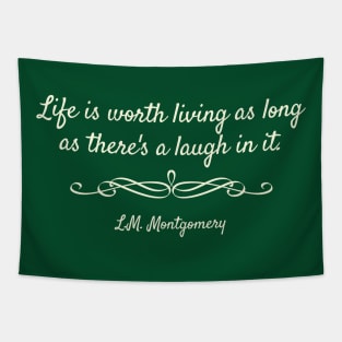 As Long as There's a Laugh - Anne of Green Gables Tapestry