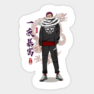 Katakuri One Piece Stickers Teepublic Uk