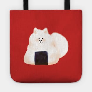 Rice Cake Samoyed Dog Tote