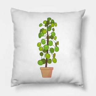 Tall Pilea Plant Pillow