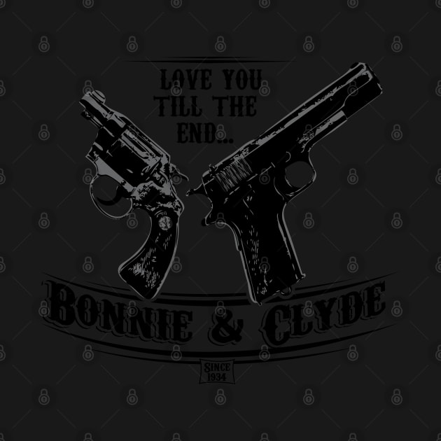 Bonnie & Clyde by Illustratorator