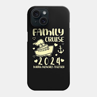 Family Cruise 2024 Making Memories Summer Matching Vacation Phone Case