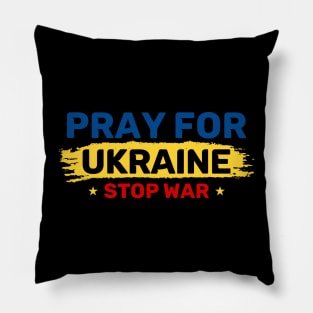 Pray for ukraine Russia Putin Puck Futin stand with ukrain Pillow