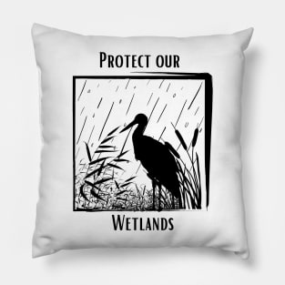 Protect Our Wetlands Pillow