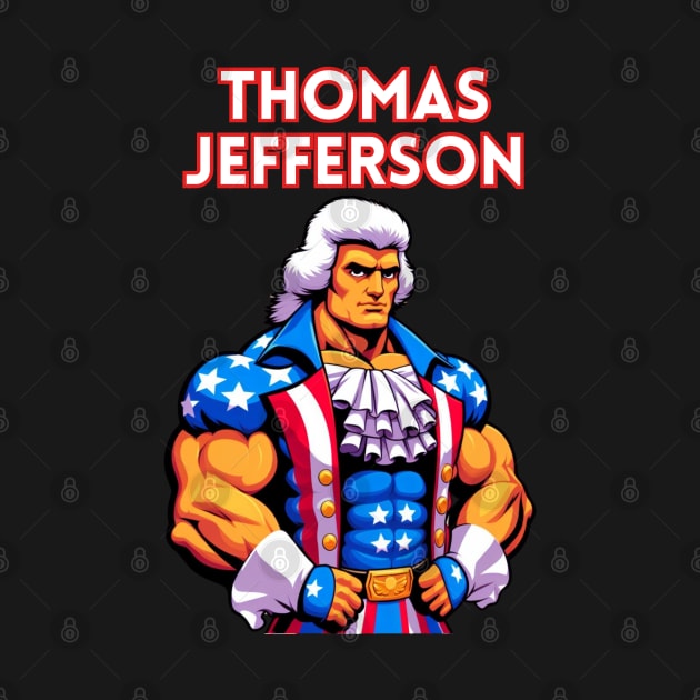 Founding Bros: Thomas Jefferson by Woodpile