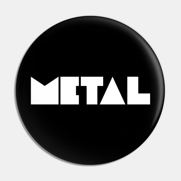 Metal logo design Pin by lkn