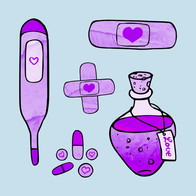First Aid Kit Purple by Olooriel