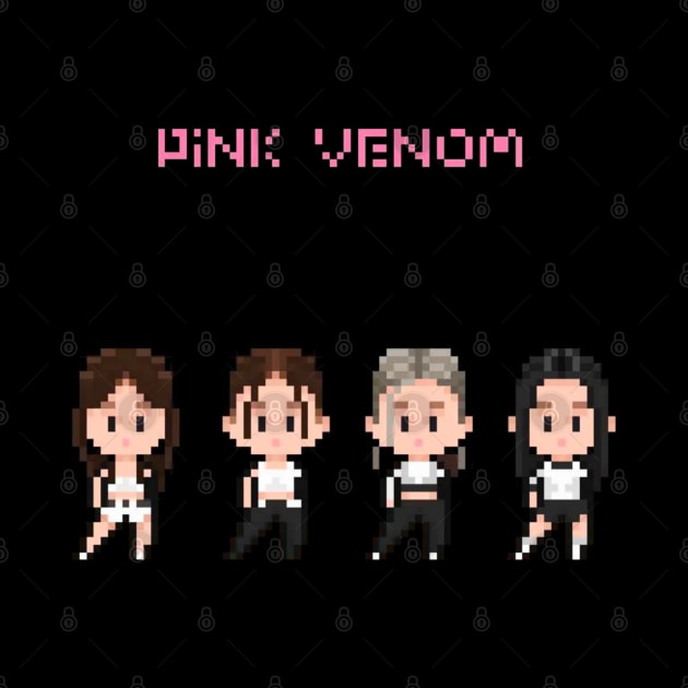 Pink venom 8bit by Kopi Aiko Art