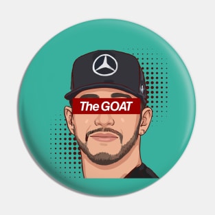 Lewis Hamilton GOAT Pin