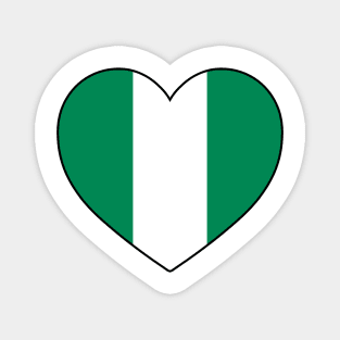 Heart - Nigeria Magnet