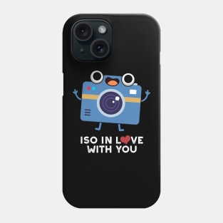 ISO In Love With You Cute Camera Pun Phone Case