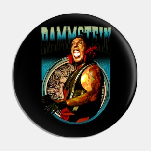 Classic Art Industrial Metal Band Pin