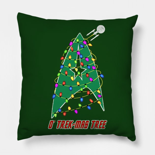 O' Trek-Mas Tree Pillow by DistractedGeek