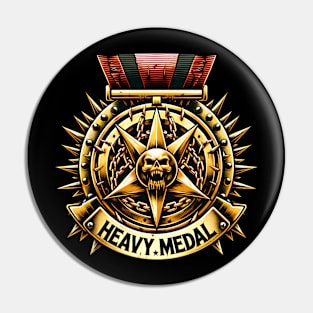 Funny - Heavy Medal Pin