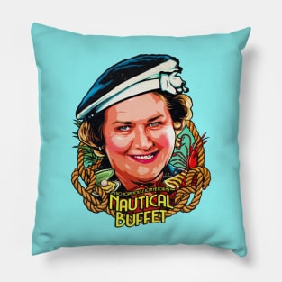 I Do Hope You'll Join Me For My Nautical Buffet Pillow