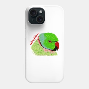 Rose-ringed Parakeet Phone Case