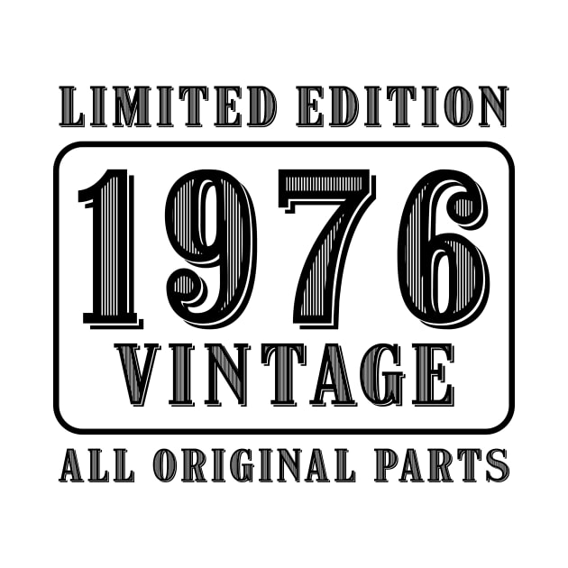 All original parts vintage 1976 limited edition birthday by colorsplash